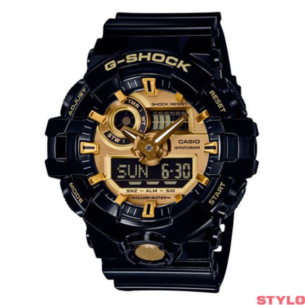 Reloj G-Shock Estándar Serie GA-700 Ref: GA-710GB-1AER