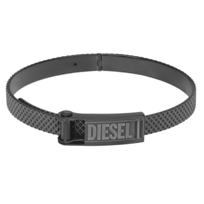 Brazalete Diesel Caballero Acero Ip Gunmetal Ref: DX1358060