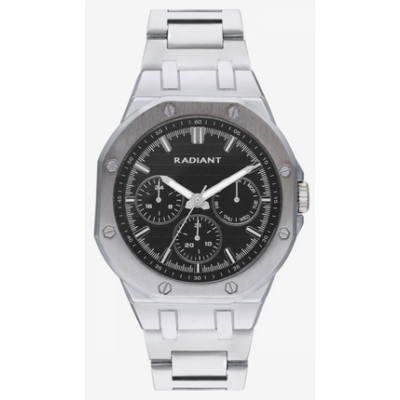 Reloj Radiant Caballero Jack Analógico Con Movimiento De Cuarzo, Correa De Acero Inoxidable Ref: RA651703