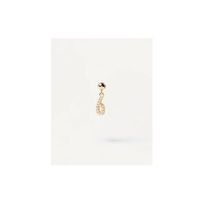 Charms Pdpaola de plata con baño de oro Nº6 Ref. CH01-004-U