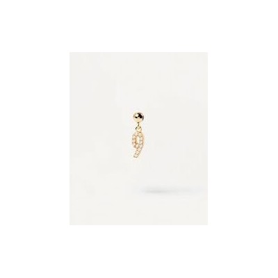 Charms Pdpaola de plata con baño de oro Nº9 Ref. CH01-001-U