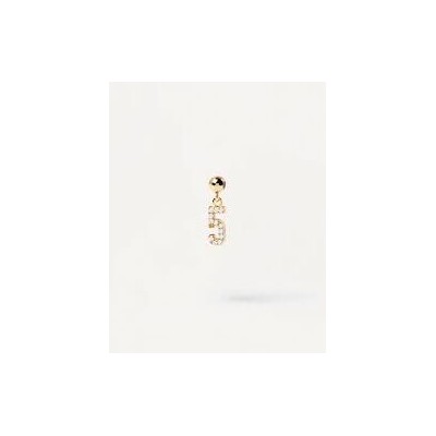 Charms Pdpaola de plata con baño de oro Nº5 Ref. CH01-005-U