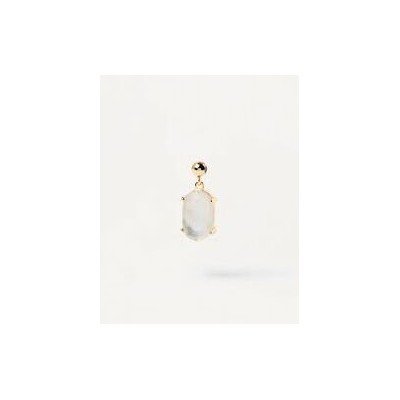 Charms Pdpaola de plata con baño de oro con piedra nácar Ref. CH01-012-U