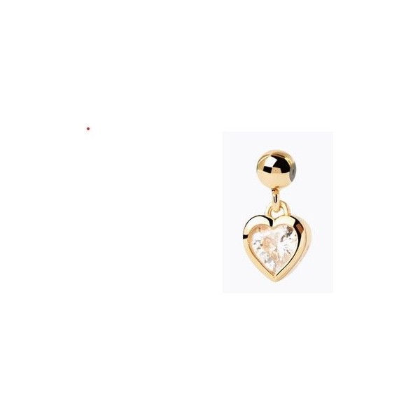 Charm Pdpaola Corazón mini circonita baño oro 18k CH01-116-U