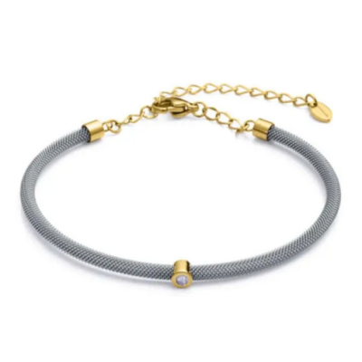 Pulsera Viceroy Fashion Chic Mujer Malla Milanesa y Diamante Ref.6482P01000