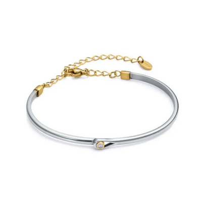 Pulsera Viceroy Fashion Chic Mujer Acero Plateado y dorado y Diamante Ref.6483P01000