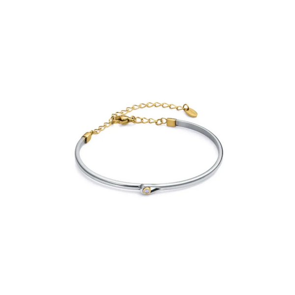 Pulsera Viceroy Fashion Chic Mujer Acero Plateado y dorado y Diamante Ref.6483P01000