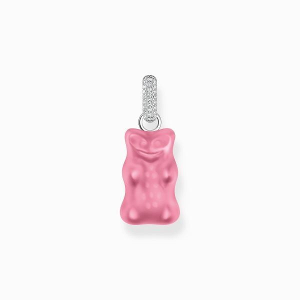 Colgante grande  Thomas sabo RF PE967-052-9 de plata en forma de Osito de Oro HARIBO rosa con piedras de circonita