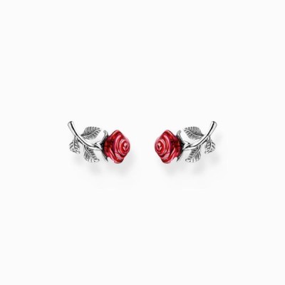 Pendientes Thomas Sabo Mujer Rosa Roses Romance Plata Ref: H2314-664-10
