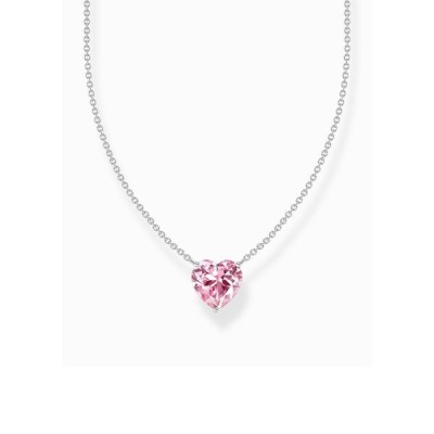 Cadena Thomas Sabo Mujer De Plata Con Colgante Corazón Rosa Ref: KE2211-051-9-L45V