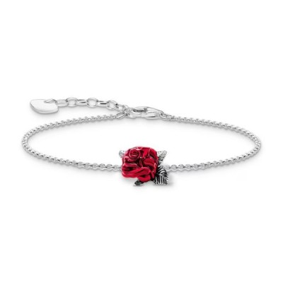 Pulsera Thomas Sabo Mujer Rosa Roses Romance Plata Ref: A2175-664-10-L19V