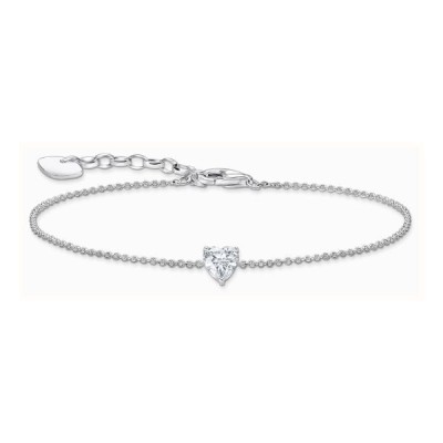 Pulsera Thomas Sabo Mujer De Plata Con Corazón De Circonita Blanca Ref: A2157-051-14-L19V