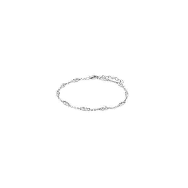 Pulsera Itemporality Plata Baño Rodio y Circonitas Blancas RF SBR-101-106-UU