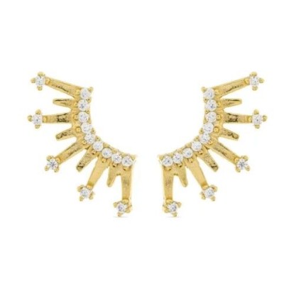 Pendientes Luxenter Plata de Ley Dorado Wedo Ref: EZ267Y0000