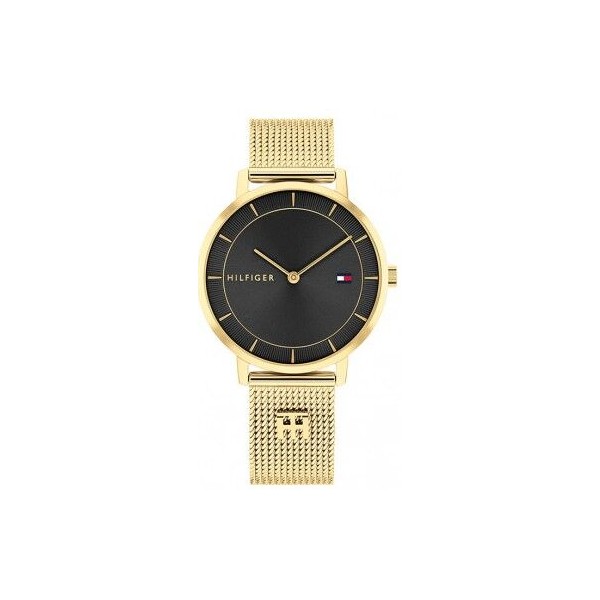 Reloj Tommy Hilfiger Tea Dorado y Negro Analógico Mujer Ref. 1782739