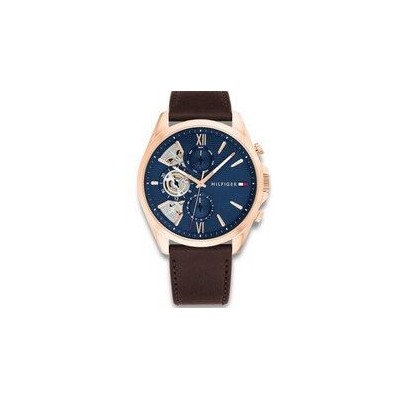 Reloj Tommy Hilfiger Baker Azul, Rosado y Marrón Multifunción Hombre Ref.1710645