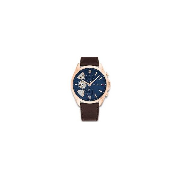 Reloj Tommy Hilfiger Baker Azul, Rosado y Marrón Multifunción Hombre Ref.1710645