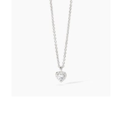 Colgante Mabina Mujer Love Affair Corazón Pequeño Circonitas Blancas Ref: 553666
