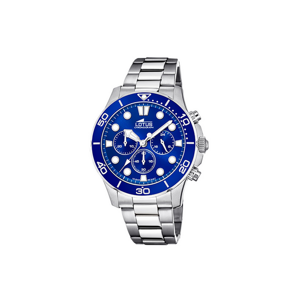 Reloj Lotus Caballero Excellent Con Esfera Azul 44,5mm Ref: 18756/1