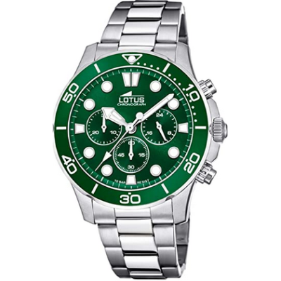 Reloj Lotus Caballero Excellent Con Esfera Verde 44,5mm Ref: 18756/2