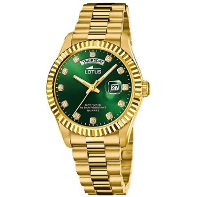 Reloj Lotus Freedom Caballero Acero Ip Dorado 41,5mm Ref: 18857/6