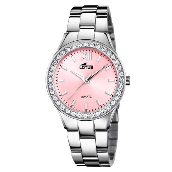 Reloj Lotus  Mujer Bliss Acero Con Esfera Rosa 32,5mm Ref: 18883/2