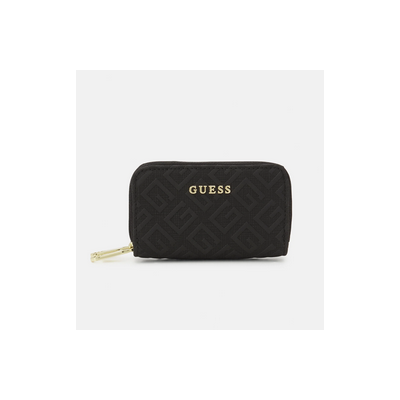 Guess mini-cartera mujer lorey double zip mini wallet black Ref: PWLOREP2311 BLACK