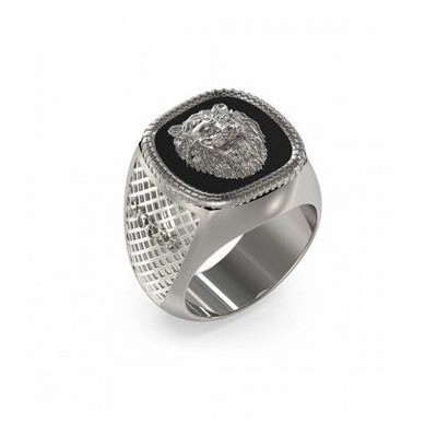 Anillo Guess Caballero Lion King Acero Ref: JUMR04003JWSTBK64