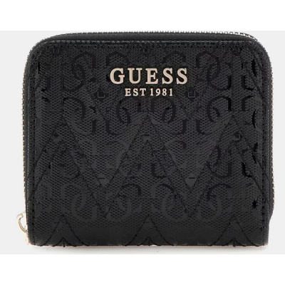 Cartera Guess Mujer Adelard SLG Small Zip Around Black Ref: GG9502137 BLACK