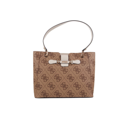 Bolso Guess Mujer Nolana Noel Tote Latte Logo/Bone Ref: OS950025 LATTE LOGO/BONE