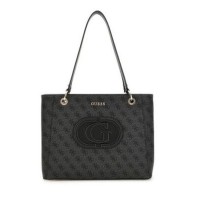 Bolso Guess Mujer Eco Mietta Noel Tote Coal Logo/Black Ref: ESG951325 COAL LOGO/BLACK