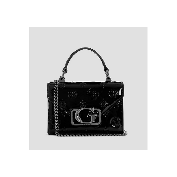 Bolso Guess Mujer Zalina Mini Top Handle Flap Black Ref: TM935078 BLACK LOGO