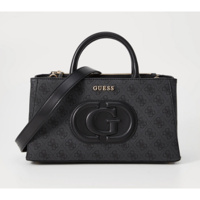 Bolso Guess Mujer Eco Mietta Flap Shoulder Bag Coal Logo/Black Ref: ESG951320 COAL LOGO/BLACK