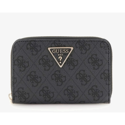 Cartera Guess Mujer Laurel II Slg Medium Zip Around Coal Logo Ref: SG7459140 COAL LOGO