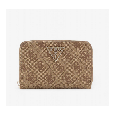 Cartera Guess Mujer Laurel II Slg Medium Zip Around Latte Logo Ref: SG7459140 LATTE LOGO