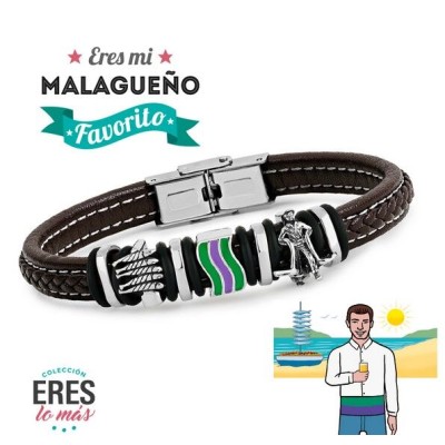 Colección Eres Lo Más Eres Mi Malagueño Favorito Pulsera Caballero Ref: 9110220