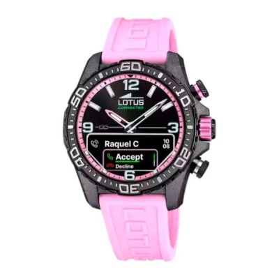 Reloj Lotus Connected Caballero Rosa 45mm Cristal Zafiro Ref: 20000/9