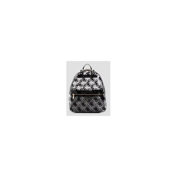 Mochila Guess Mujer Tuana Clear Quattro Backpack Black Logo  Ref: VL922532 BLACK