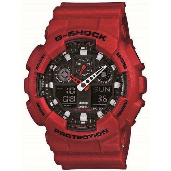 Reloj G-Shock Classic GA-100 Series Ref:  GA-100B-4AER