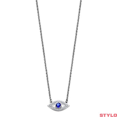 Colgante Lotus Silver Ojo Turco Plata De Ley Ref: LP1971-1/1