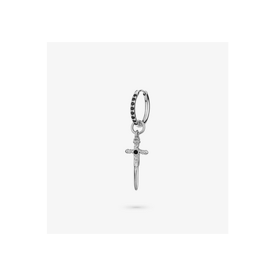 Pendiente-Piercing Radiant Jewels Caballero Pirate Sword XS Acero Plateado Ref: RH000193