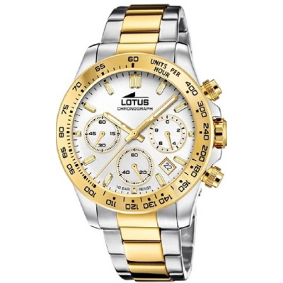 Reloj Lotus Caballero Freedom Bicolor Acero/Dorado 43,5mm Ref: 18913/1