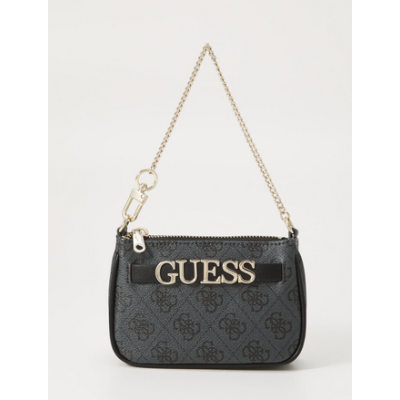 Mini-Bolso Guess Mujer Zamira Daily Pouch Coal Logo Multi Ref: PW7516P5280-CGI