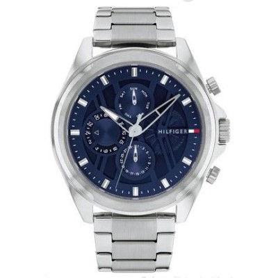 Reloj Tommy Hilfiger De Hombre Jax  Multifunción De Acero Ref.1710656