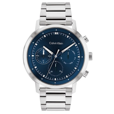 Reloj Calvin Klein Caballero Gauge Acero Esfera Azul Multifunción Ref: 25200063