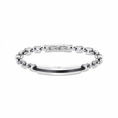 Pulsera Lotus Style Caballero Men In Black Acero Inoxidable 316L Ref: LS1966-2/2