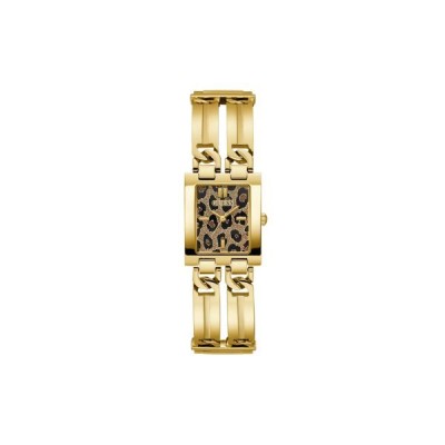 Reloj Guess Mujer Mod Id Acero Dorado Esfera Leopardo 38mm Ref: GW0807L2