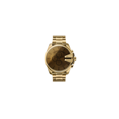 Reloj Diesel Caballero Megachief Acero Ip Dorado 51mm Ref: DZ4662