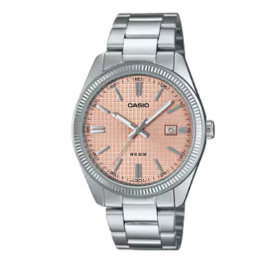 Reloj Casio Timeless Collection MTP-1302 Series Correa Acero Inoxidable 38.5mm  Ref: MTP-1302PE-4AVEF