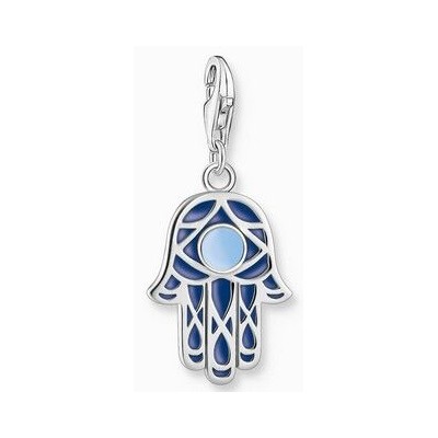 Charm Thomas Sabo Colgante Mano De Fátima Azul Silver Ref: 2020-007-1